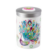 Заредете изображение във визуализатора на галерията – Порцеланова кутия за чай "Paula" с капак за защита на аромата, 100гр.