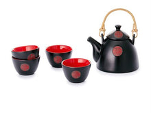 Încărcați imaginea în vizualizatorul galeriei - Set de ceai din ceramica din 4 piese "Hidchi"