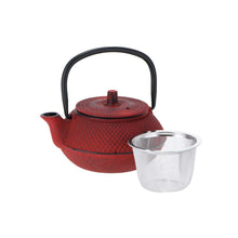 Load image into Gallery viewer, Japanese cast iron teapot Tetsu black 1.2l.
