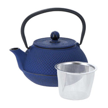Load image into Gallery viewer, Japanese cast iron teapot Tetsu black 1.2l.