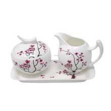 Заредете изображение във визуализатора на галерията – Cherry blossom каничка за мляко и захарница