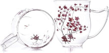 Încărcați imaginea în vizualizatorul galeriei - Pahar din sticla Cherry Blossom 320 ml