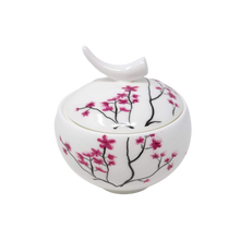 Заредете изображение във визуализатора на галерията – Cherry blossom каничка за мляко и захарница