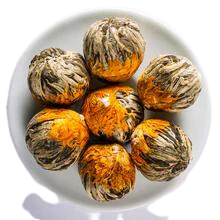 Încărcați imaginea în vizualizatorul galeriei - Ceai înflorit trandafir de ceai chinezesc, gălbenele și piersici 1 buc.