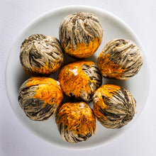 Încărcați imaginea în vizualizatorul galeriei - Ceai înflorit trandafir de ceai chinezesc, gălbenele și piersici 1 buc.