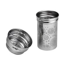 Încărcați imaginea în vizualizatorul galeriei - Sticla de ceai din sticla cu pereti dubli cu sita din otel inoxidabil Gingko, 350 ml