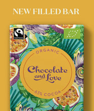 Заредете изображение във визуализатора на галерията – Черен шоколад PASSION FRUIT 65% какао, 80гр Chocolate and Love