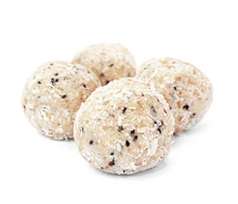 Încărcați imaginea în vizualizatorul galeriei - Bomboane vegane Nouri cu cocos si chia 3 buc