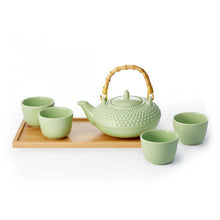 Încărcați imaginea în vizualizatorul galeriei - Set de ceai din porțelan din 6 piese „Tanaka”.