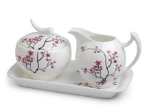 Заредете изображение във визуализатора на галерията – Cherry blossom каничка за мляко и захарница