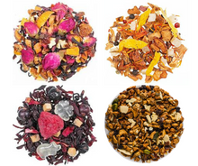 Încărcați imaginea în vizualizatorul galeriei - Set promo "Fruit Passion" - 4 tipuri de ceai de fructe, 100g fiecare.