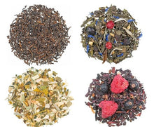 Încărcați imaginea în vizualizatorul galeriei - Set promo "Bea din viata" - ceai din plante, fructe, verde, negru 50g fiecare.