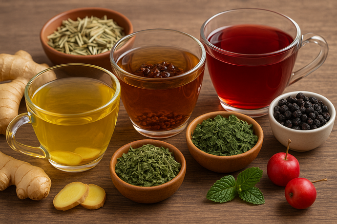 Чайове за подобряване на имунитета през зимата – Вашият естествен щит срещу настинки и грип