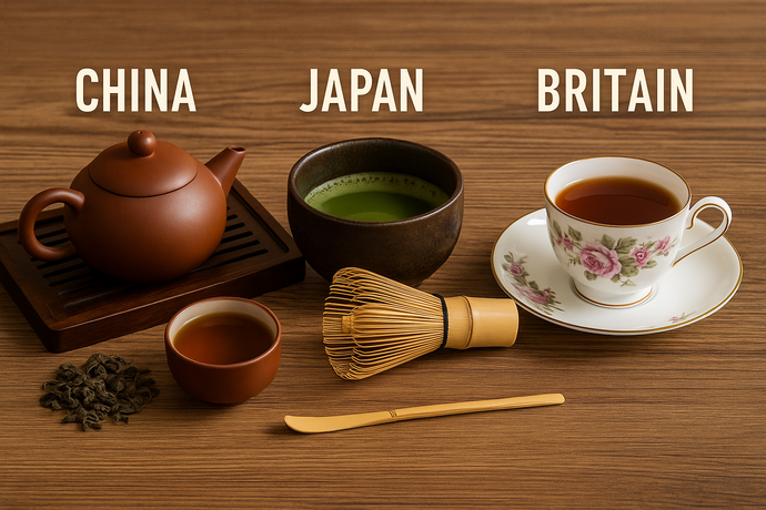 Разлики между китайския, японския и британския чаен етикет
