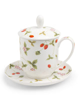 Tea cup with strainer Mirella 380 ml
