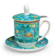 Tea cup with strainer Clara 350 ml