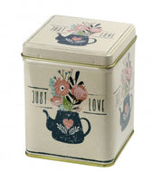 Голяма квадратна кутия за чай с капак Just Love 100гр
