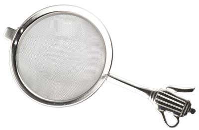 Micro sita de ceai cu capac anti-alunecare Verde