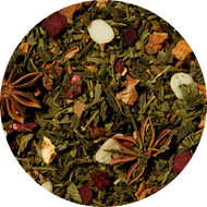 Sencha Winter Green Tea Blend with Pomegranate and Cinnamon