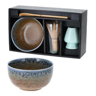 3-piece gift set with book, matcha and a matcha bowl