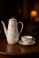 Set of high-quality German Fürstenberg porcelain