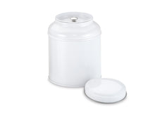 Заредете изображение във визуализатора на галерията – Кутия за съхранение на чай Globe бяла 50 гр
