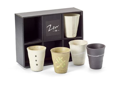 Set de 5 cesti japoneze de ceai ZEN – Momentite BG