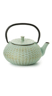Cast iron teapot Fuzhou mint-gold with relief 800 ml