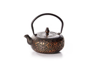 Cast iron teapot black and gold Ningbo 400 ml