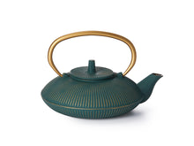 Încărcați imaginea în vizualizatorul galeriei - Ceainic japonez din fonta "Tetsu" verde 1,2l.
