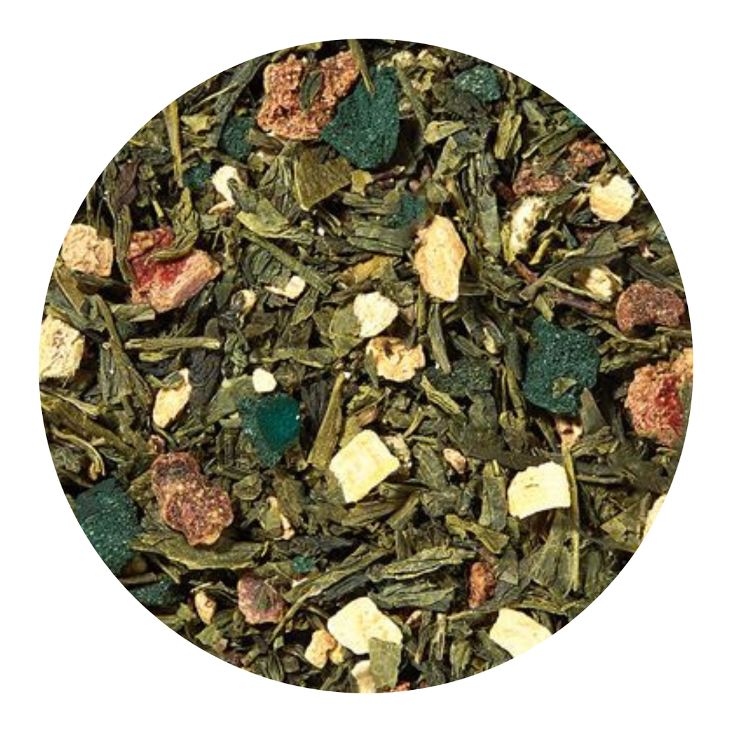 Зелен чай Сенча Sencha круша, маракуя и джинджифил