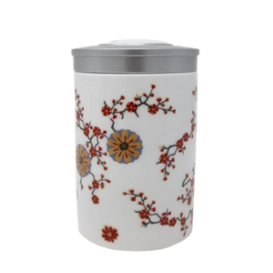 Cutie de ceai „Cherry Blossom” cu capac pentru protejarea aromei, 100g.