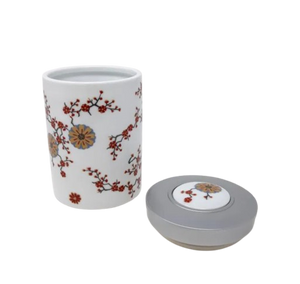 Cutie de ceai „Cherry Blossom” cu capac pentru protejarea aromei, 100g.