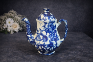 Винтидж английски чайник Flow Blue | Чаени Momenti