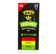 HEMP DARK CHOCOLATE 54% COCOA, 10% HEMP PROTEIN