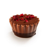 Ciocolatier belgian Brownie de tartă de ciocolată cu cireșe în ciocolată cu lapte 1 buc