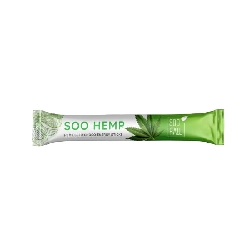 Суров бар с Конопено семе и мента SOO RAW
