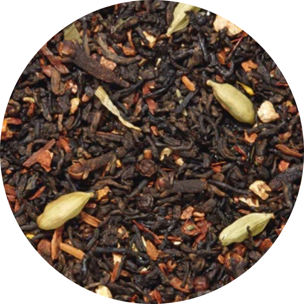 Черен чай Pu Erh с канела и кардамон Black tea blend(Cinnamon/Cardamon)