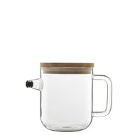 Luigi Bormioli teapot with bamboo lid 1l.