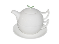 Порцеланова кана за чай Tea time от 3 части