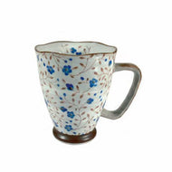 Chiba Japanese ceramic tea cup 350 ml, Blue