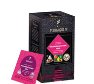 Gingerbread house, 15 sachets of fruit tea