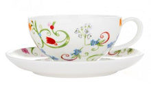 Заредете изображение във визуализатора на галерията – Чаша за чай с чинийка Fleurette 180 мл
