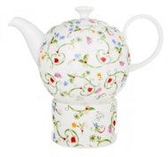 Fleurette porcelain teapot 1L