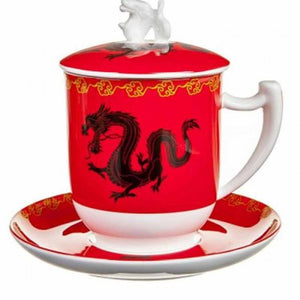 Cana de ceai Dragon Red 350 ml